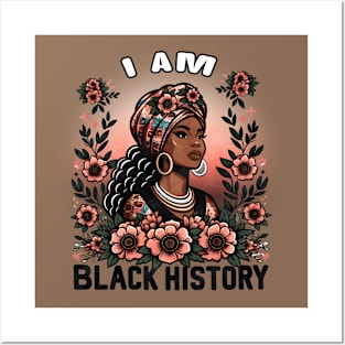 I Am Black History Posters and Art